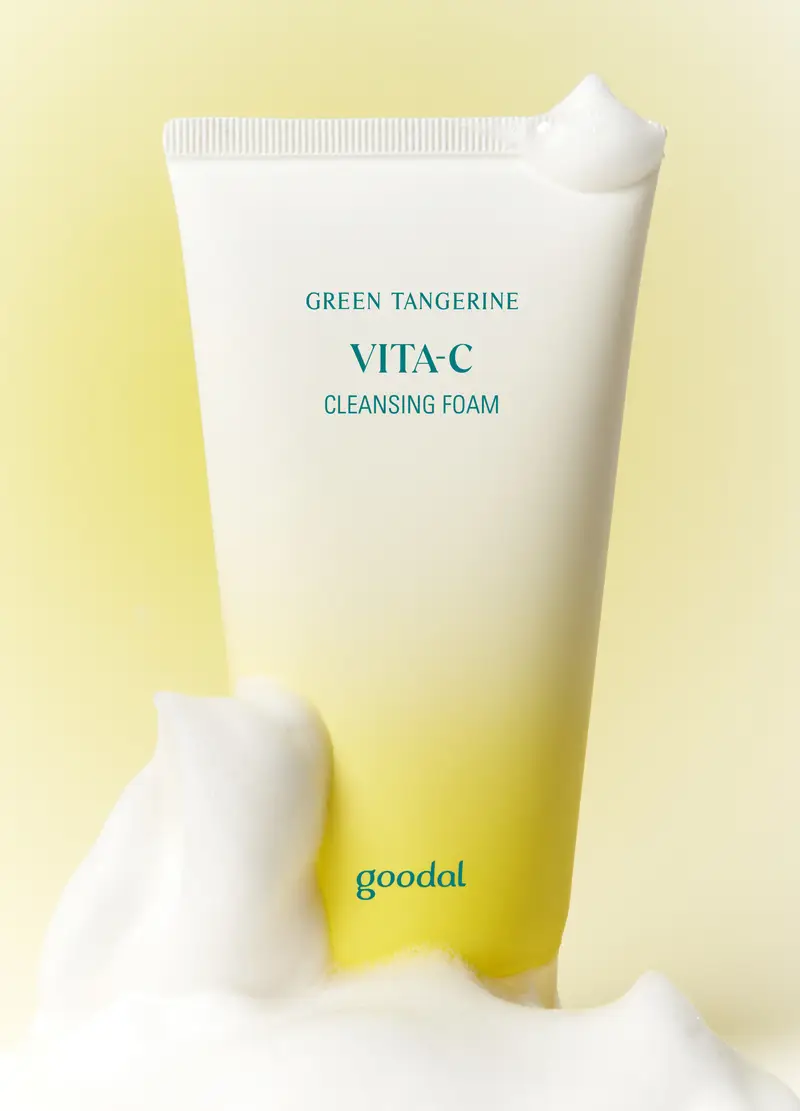 Goodal Green Tangerine Vita C Cleansing Foam, Unisex, Trasparente miniatura 2