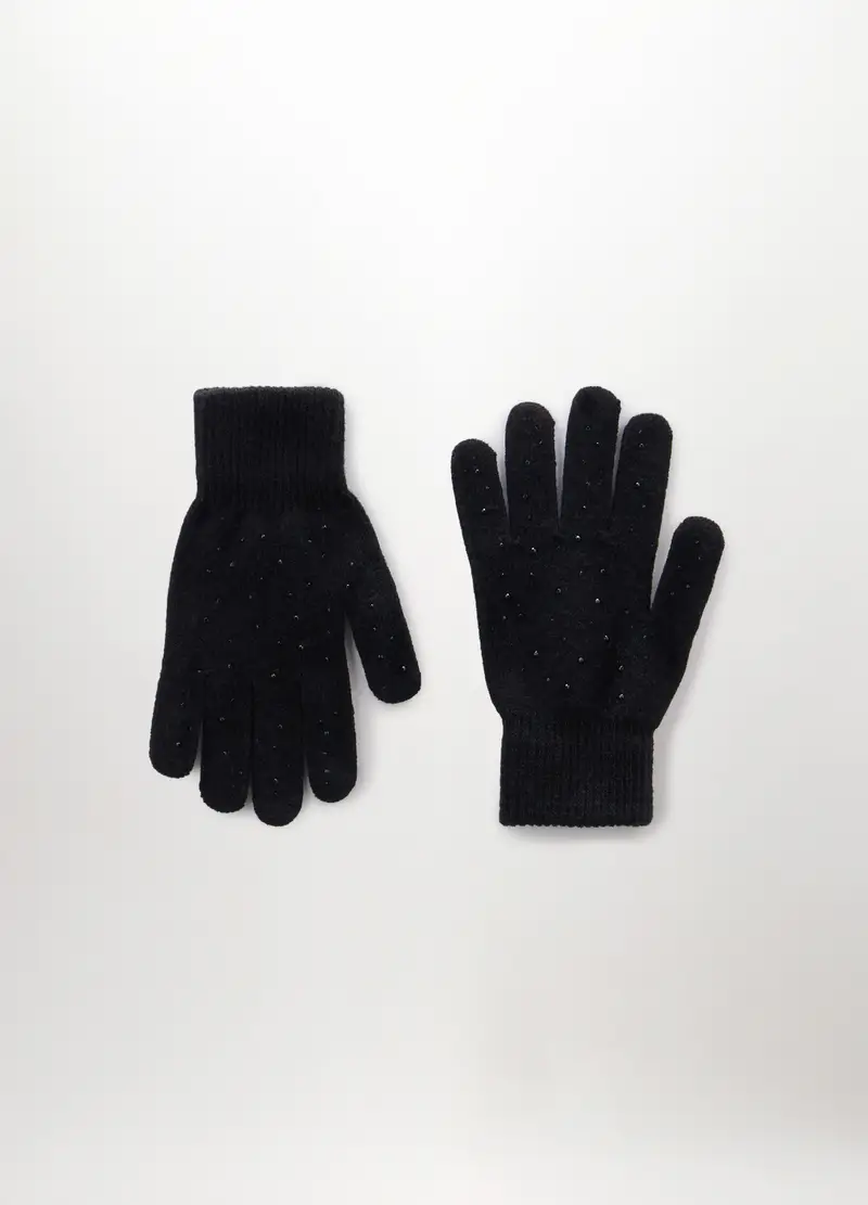 Upim Guanti Donna Nero 3756134