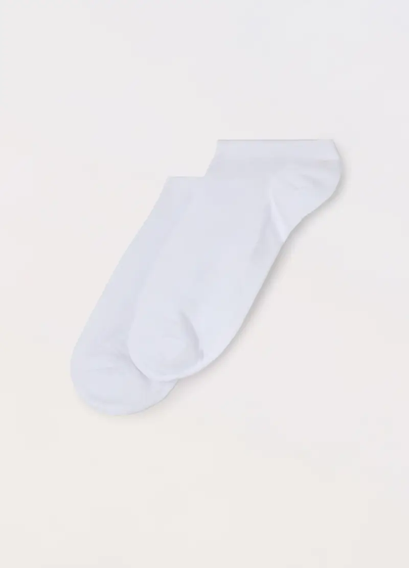 UPIM HB, 3 Pack Calzini Sneaker In Cotone Stretch Uomo, Bianco, Taglia: 43-46