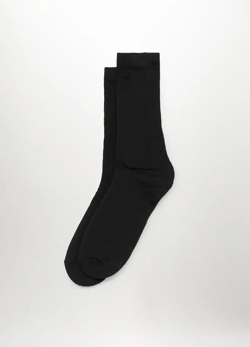 UPIM HB, 3 Pack Calzini Tennis In Misto Cotone Uomo, Nero, Taglia: 38-42