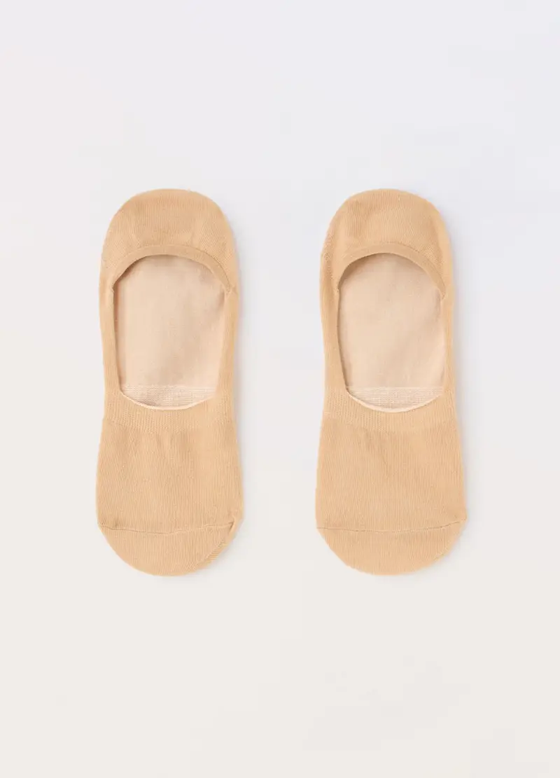 UPIM HB, 3 Pack Fantasmini Invisibili In Cotone Stretch Uomo, Beige, Taglia: 38-42