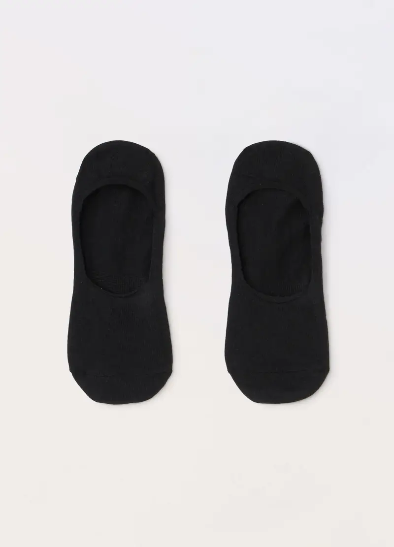 UPIM HB, 3 Pack Fantasmini Invisibili In Cotone Stretch Uomo, Nero, Taglia: 38-42