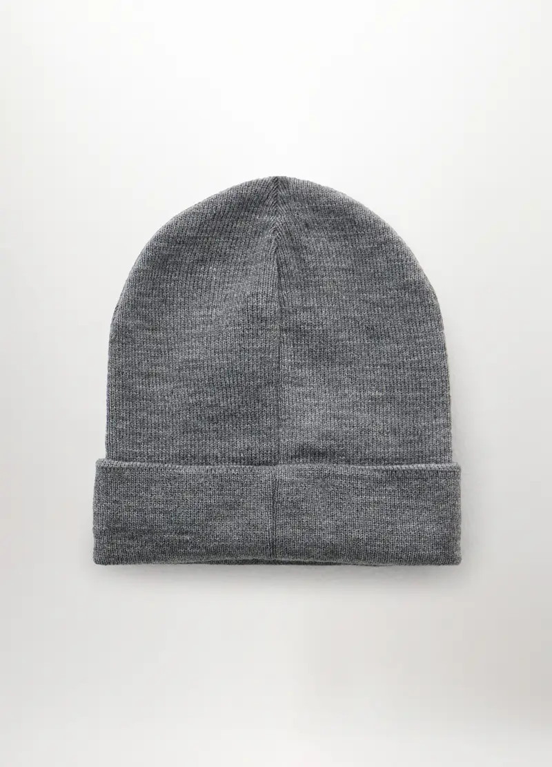 Berretto In Maglia Con Risvolto Uomo, Grigio chiaro melange miniatura 2