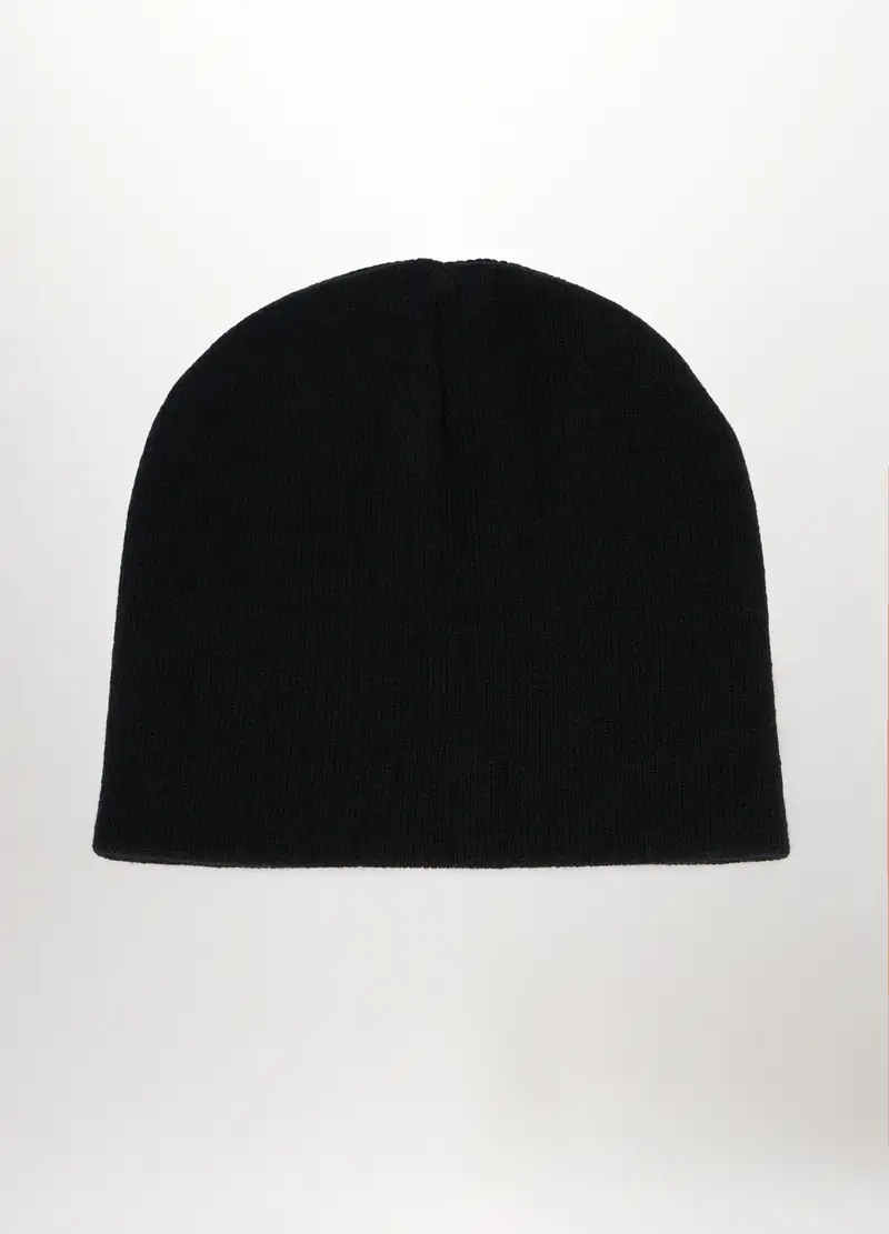 Berretto In Maglia Uomo, Nero miniatura 2