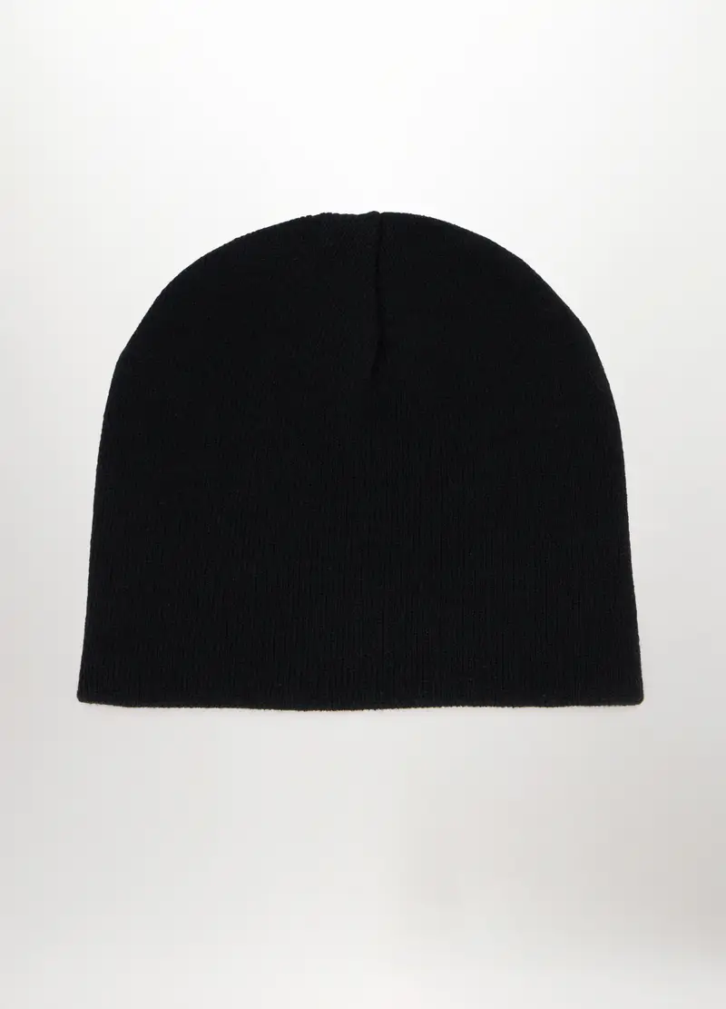 Berretto In Maglia Uomo, Nero