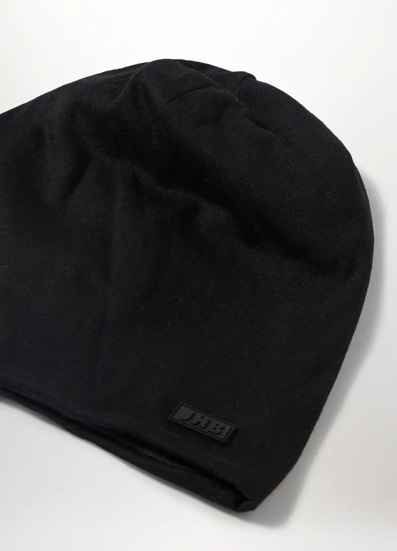 Berretto Sportivo In Jersey Uomo, Nero miniatura 3