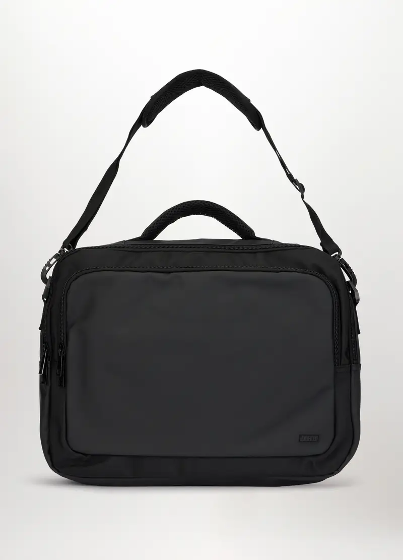 Borsa Per Laptop Uomo, Nero/Grigio