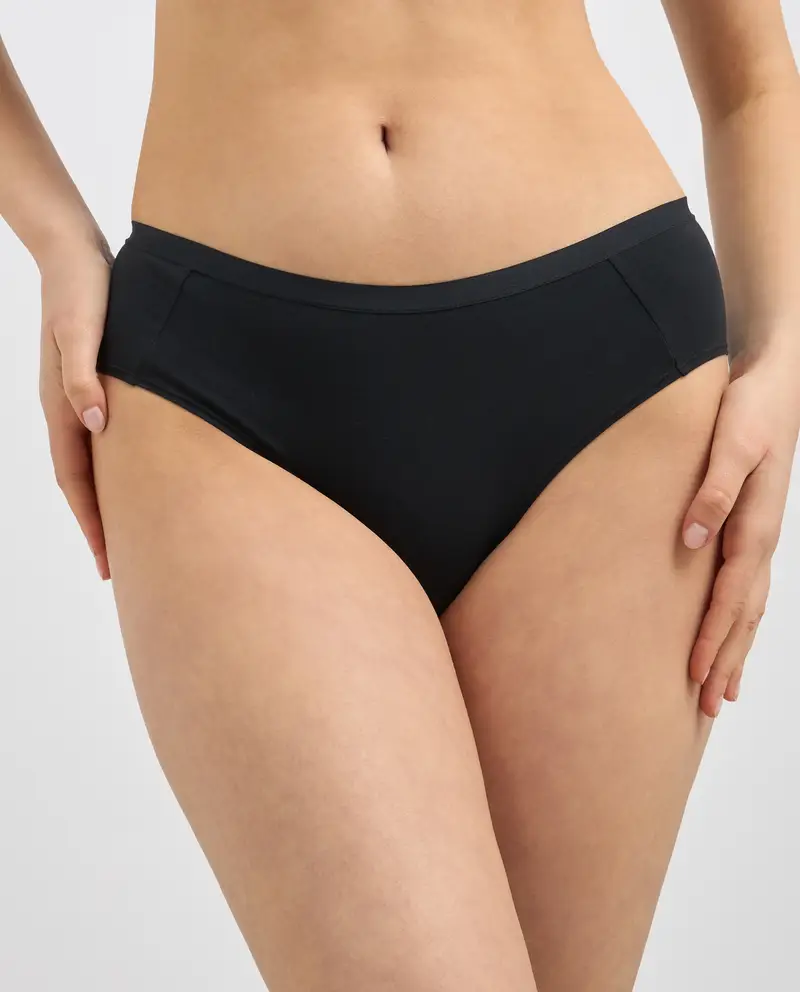 UPIM HB, Brasiliana In Cotone Elasticizzato Donna, Nero, Taglia: S miniatura 2