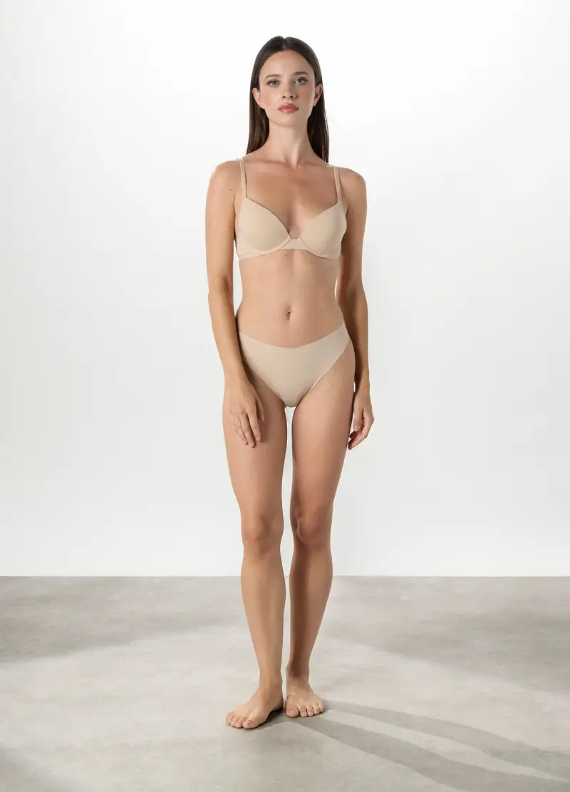 Brasiliana Tinta Unita, Donna, Beige