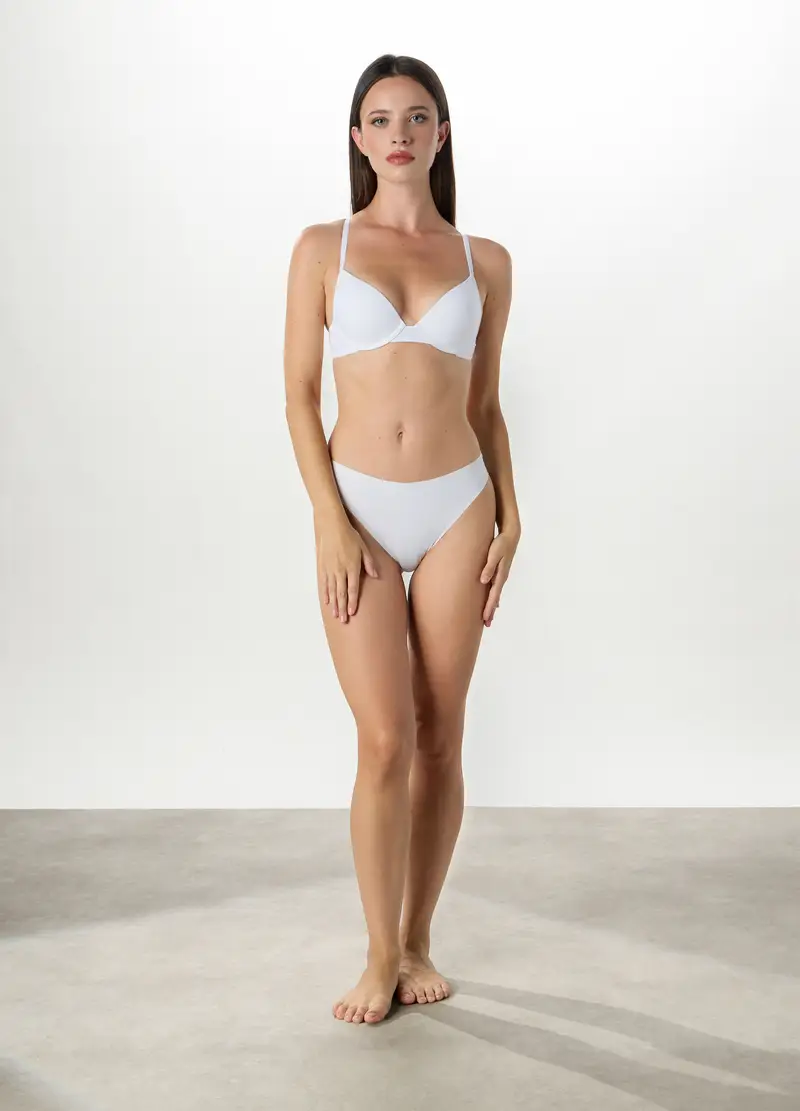 Brasiliana Tinta Unita Donna, Bianco