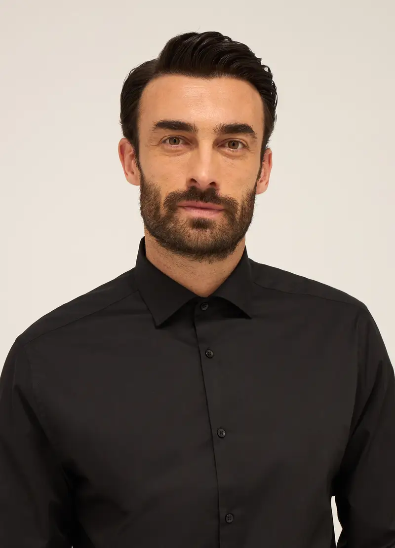 UPIM HB, Camicia Regular Fit In Misto Cotone Uomo, Nero, Taglia: S miniatura 2