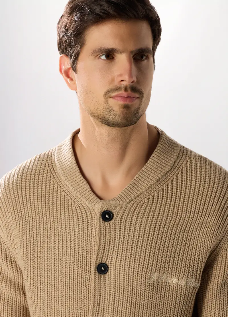UPIM HB Cardigan Uomo Beige 4254885 miniatura 3