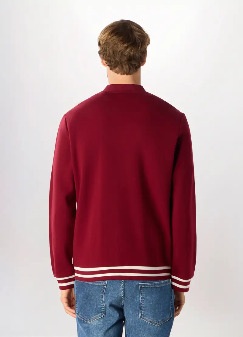 UPIM HB Cardigan Uomo Bordeaux 3531502 miniatura 2