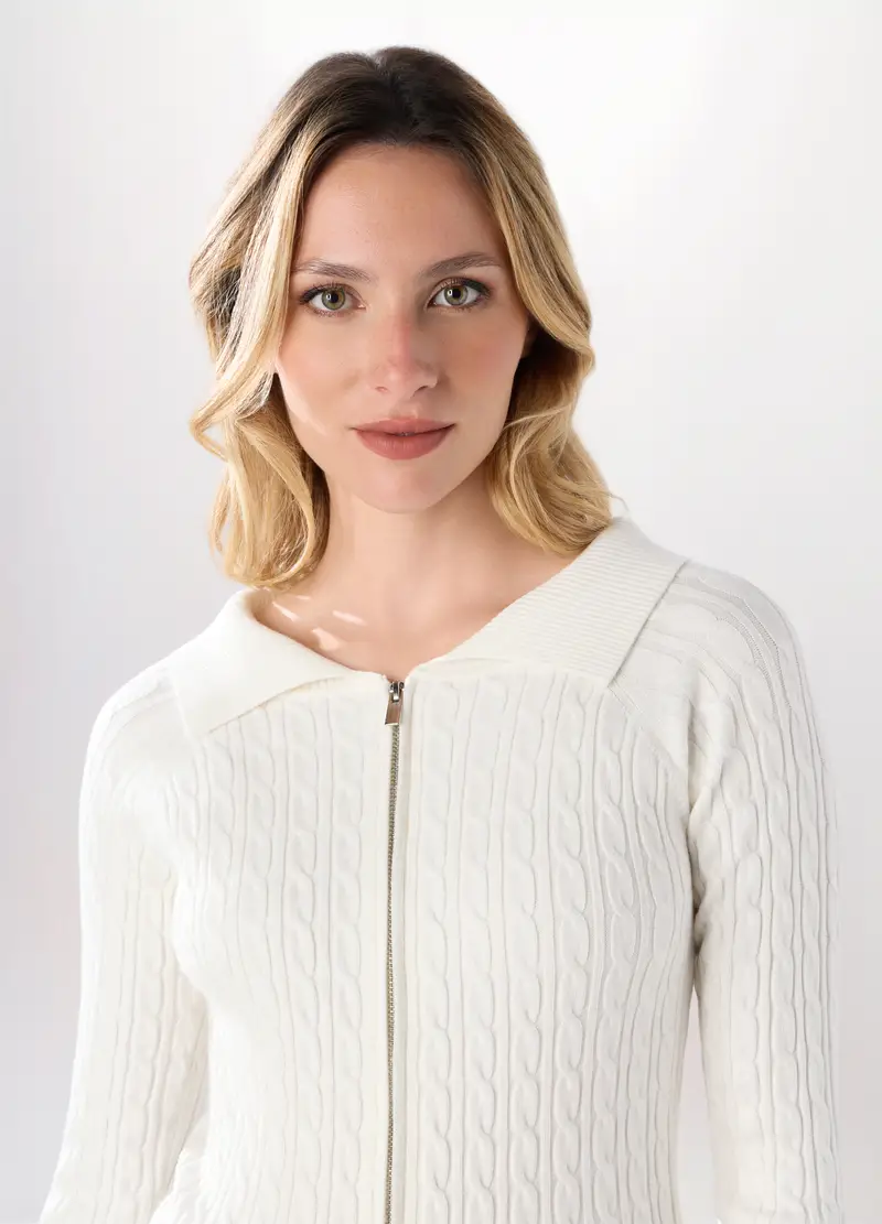 UPIM HB Cardigan Donna Bianco 4288022 miniatura 3