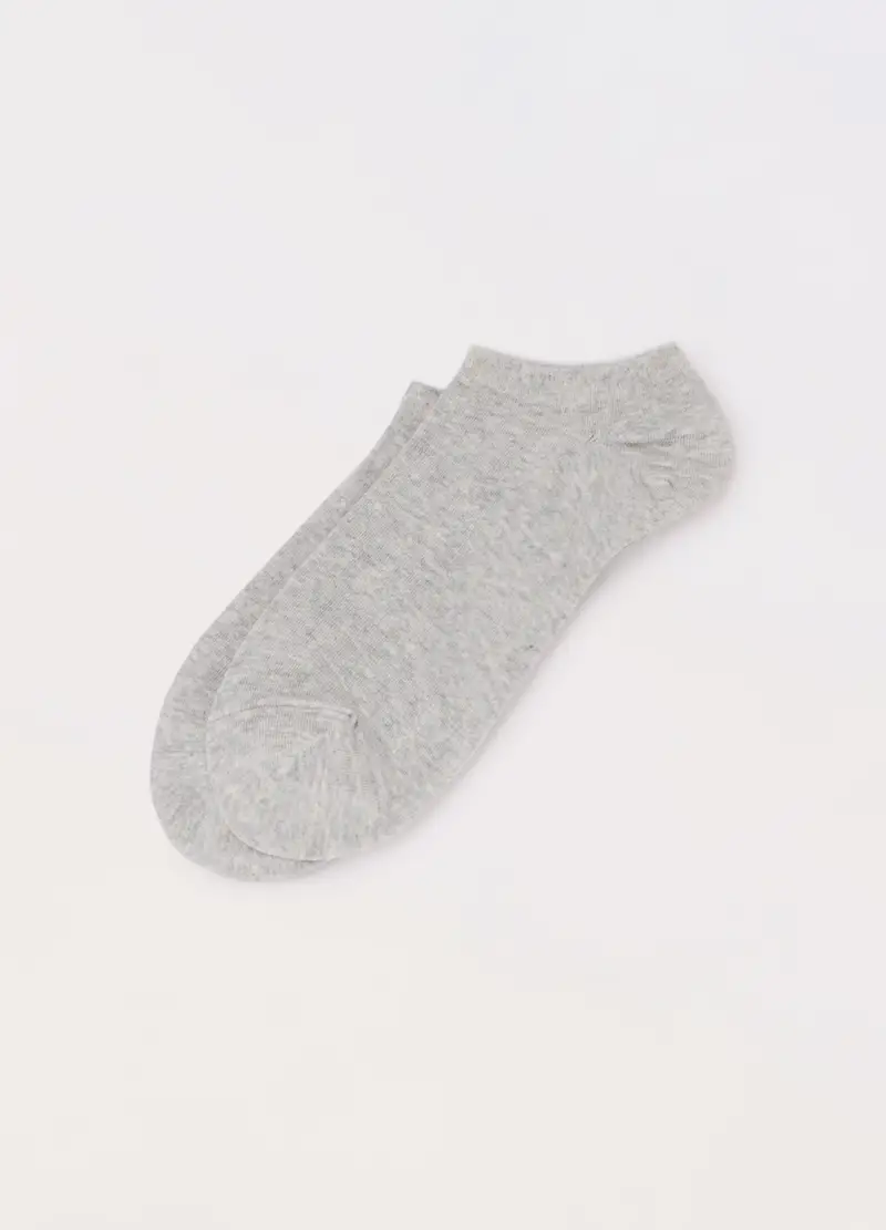 Fantasmini In Cotone Stretch Uomo, Grigio melange