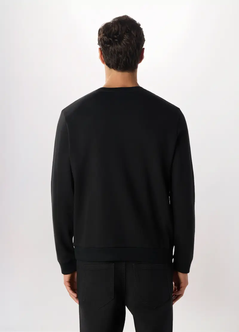 Felpa In Puro Cotone Con Stampa Dragon Ball Uomo, Nero miniatura 2