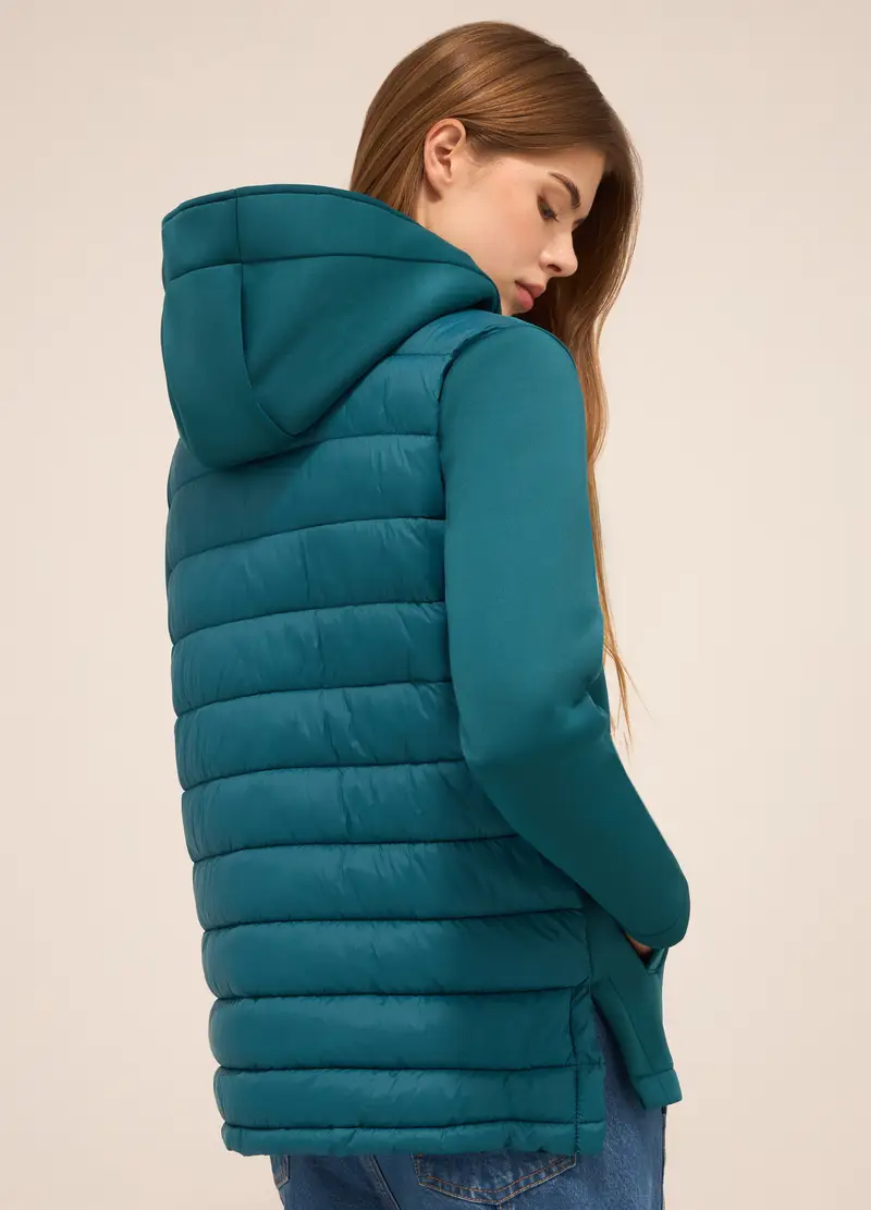 UPIM HB, Giacca In Neoprene Donna, Verde smeraldo, Taglia: XS miniatura 2