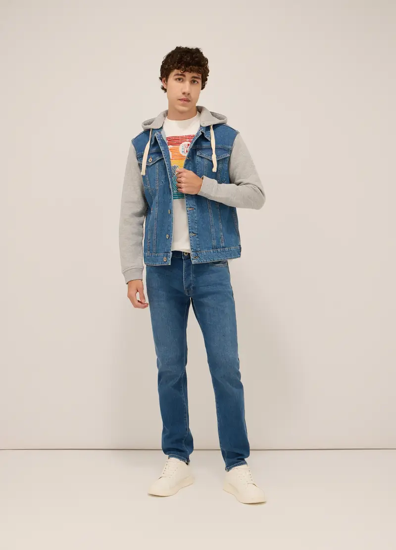 UPIM HB, Giacca Sportiva In Denim Di Cotone Uomo, Blu Bluette, Taglia: S