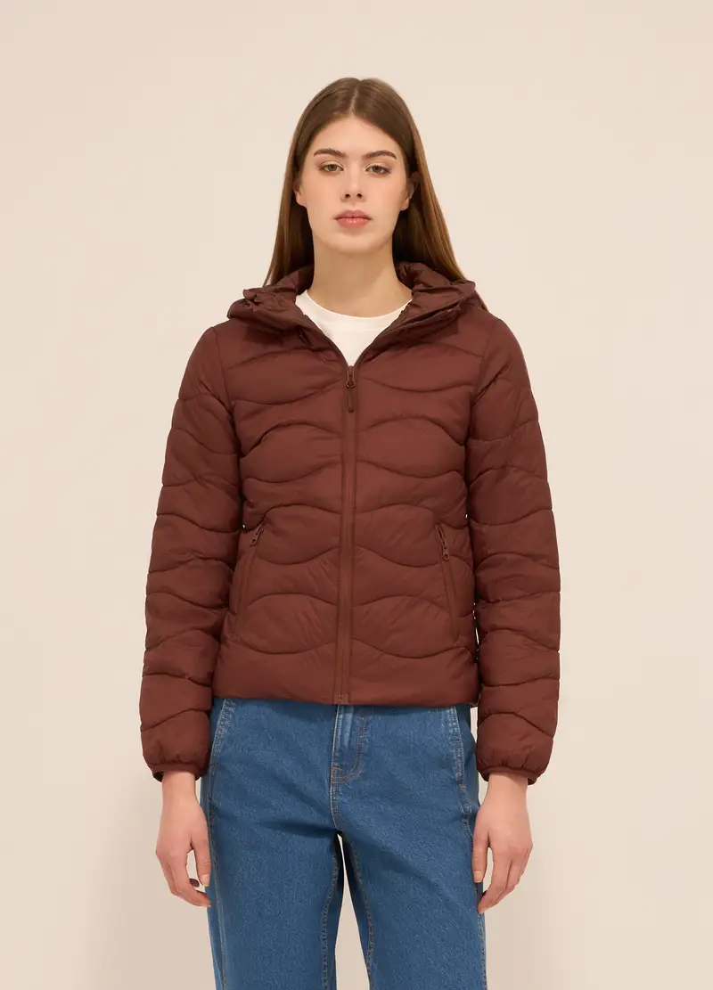 UPIM HB, Giubbino Imbottito Donna, Marrone cioccolato, Taglia: L