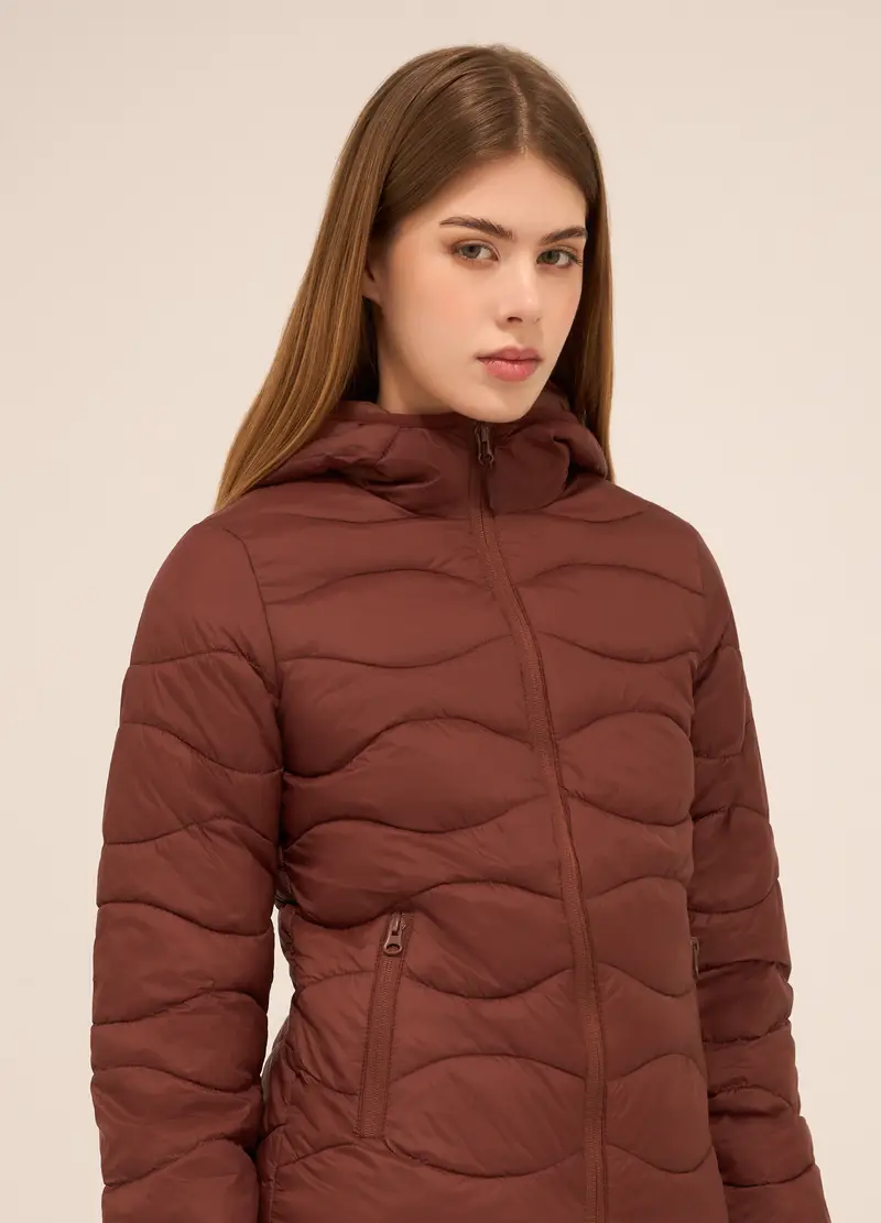 UPIM HB, Giubbino Imbottito Donna, Marrone cioccolato, Taglia: L miniatura 2