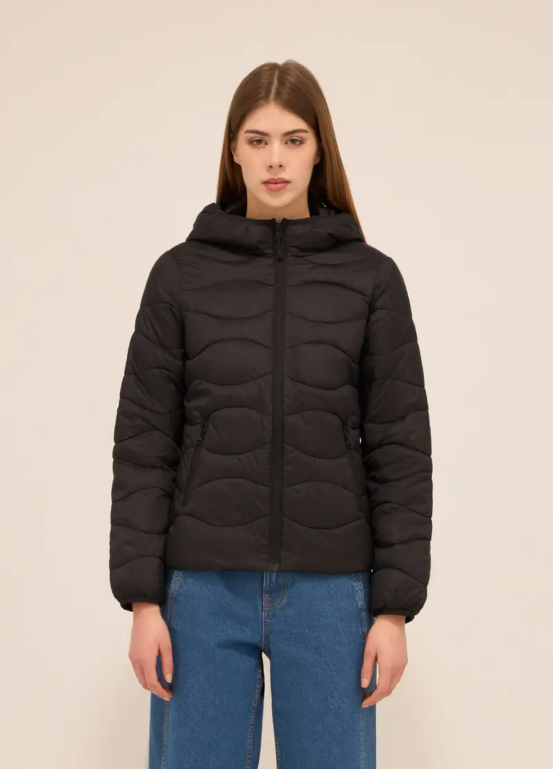 UPIM HB, Giubbino Imbottito Donna, Nero, Taglia: XS