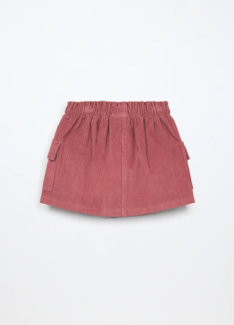 , Gonna In Costina Di Velluto Neonata, Bambina, Blu scuro miniatura 2