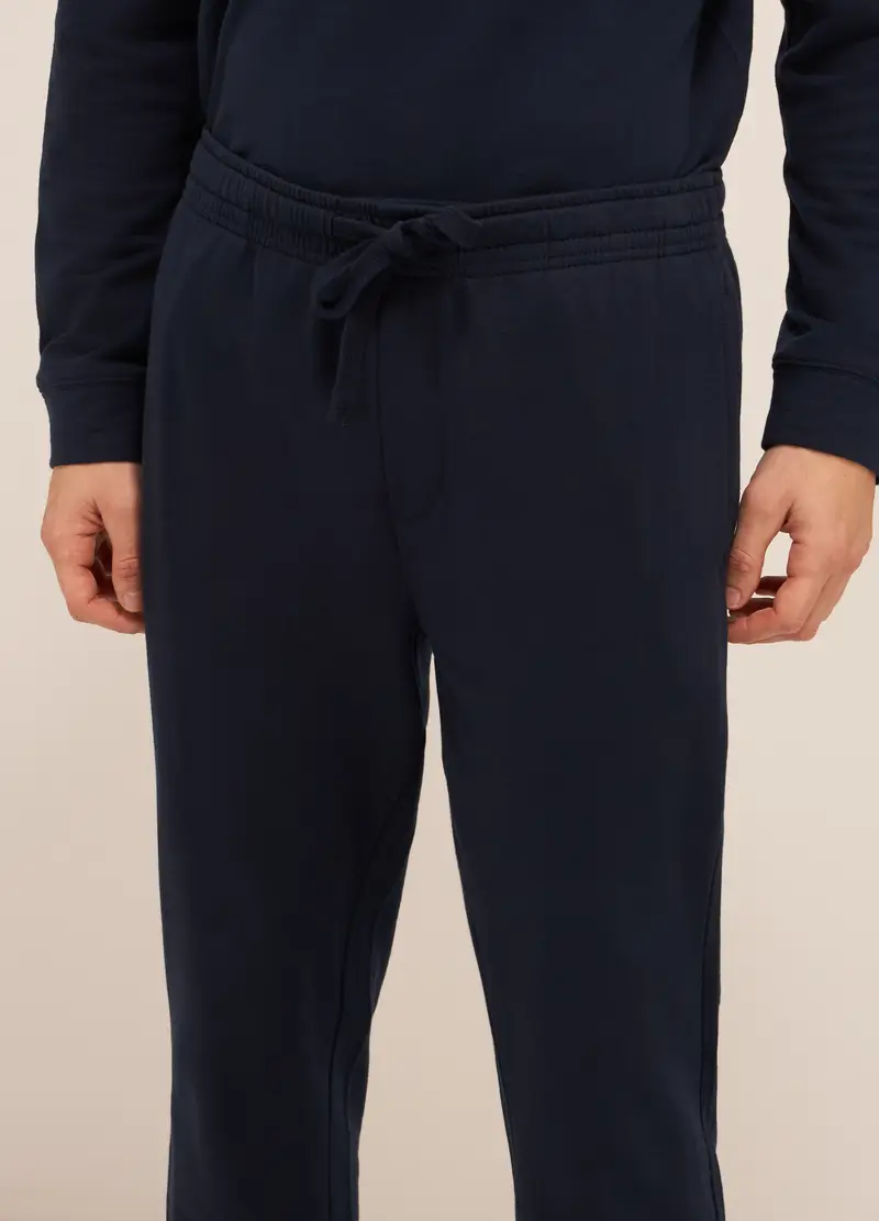UPIM HB, Jogger Leisure In Puro Cotone Uomo, Unisex, Blu scuro, Taglia: S miniatura 2