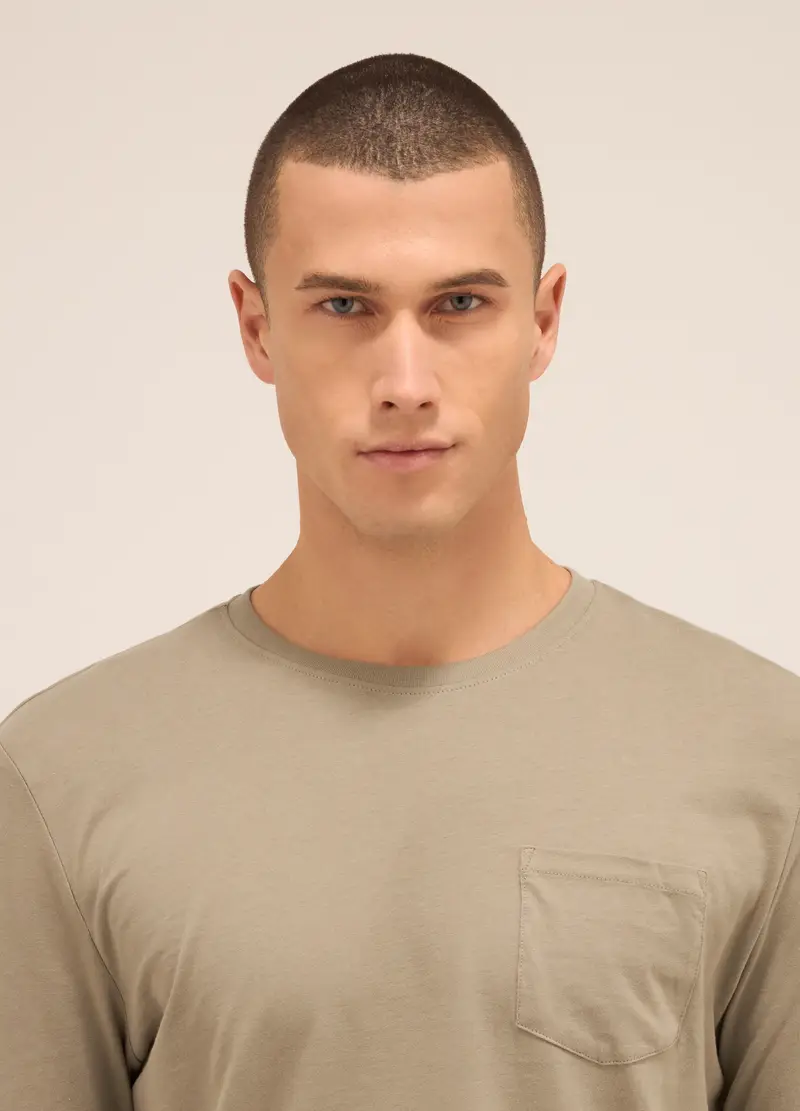 UPIM HB, Maglia Del Pigiama In Puro Cotone Uomo, Marrone fango, Taglia: S miniatura 2