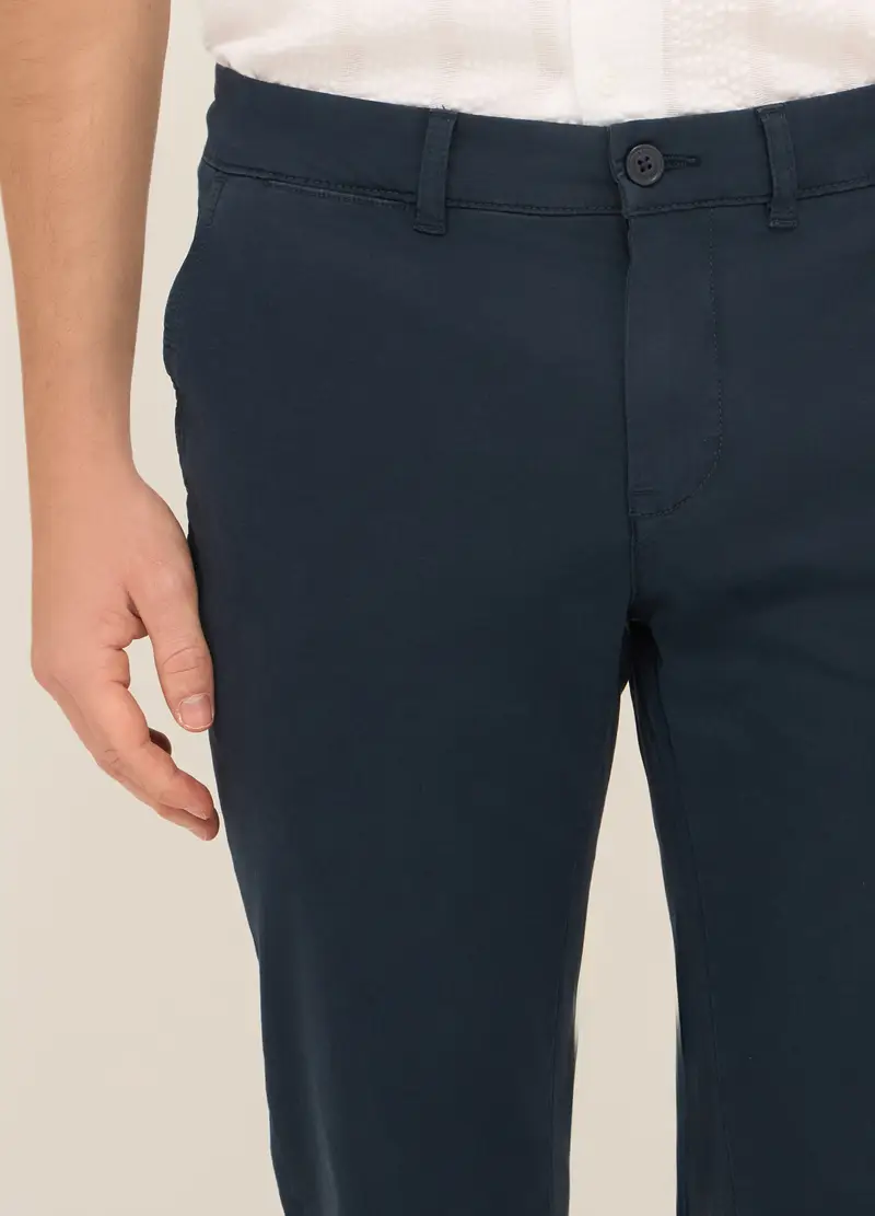 UPIM HB, Pantaloni Chino In Cotone Stretch Uomo, Blu scuro, Taglia: 44 miniatura 2