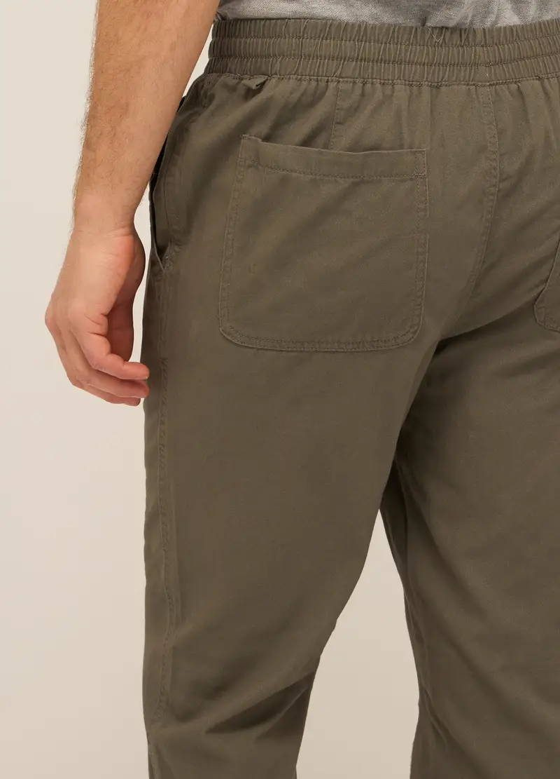 UPIM HB, Pantaloni Chino In Twill Di Puro Cotone Uomo, Marrone fango, Taglia: 44 miniatura 2