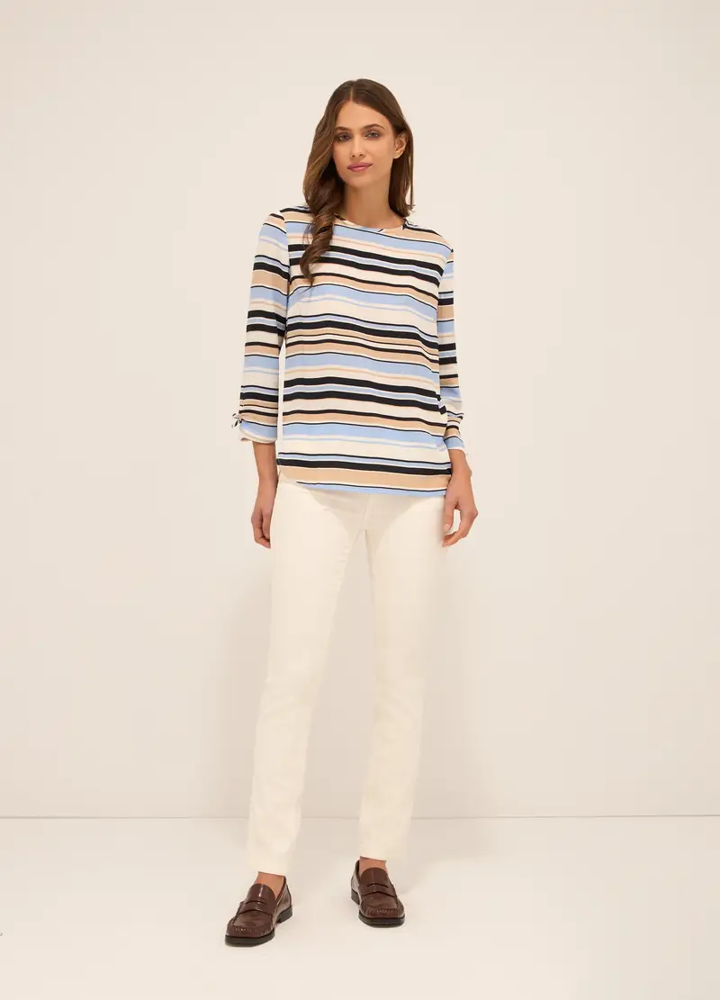 UPIM HB, Pantaloni In Denim Stretch Donna, Bianco, Taglia: 42