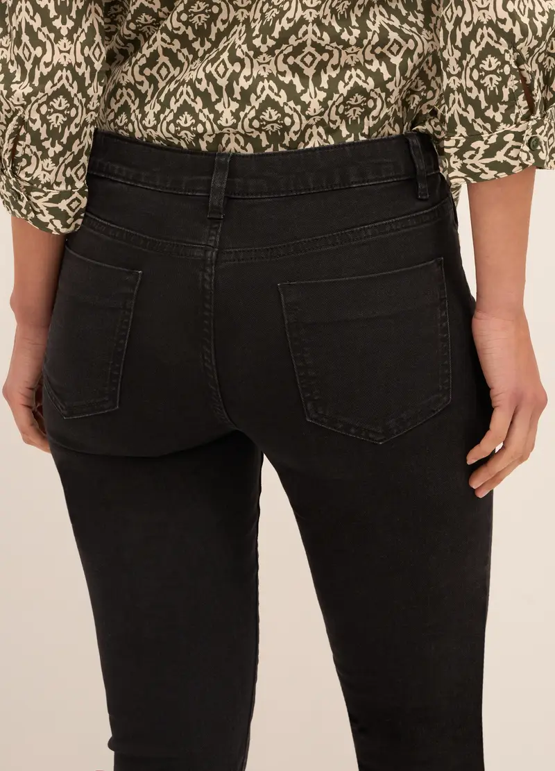 UPIM HB, Pantaloni In Denim Stretch Donna, Nero, Taglia: 42 miniatura 2