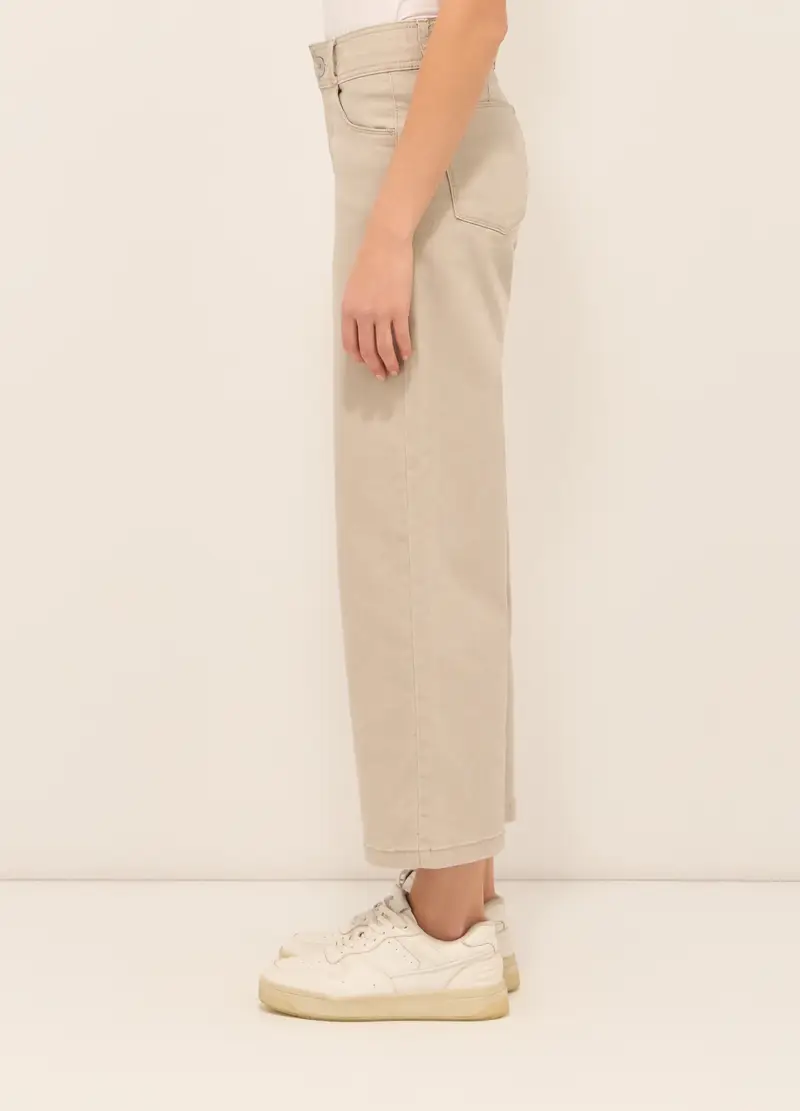 UPIM HB, Pantaloni In Twill Di Cotone Stretch Donna, Grigio chiaro, Taglia: 38 miniatura 2