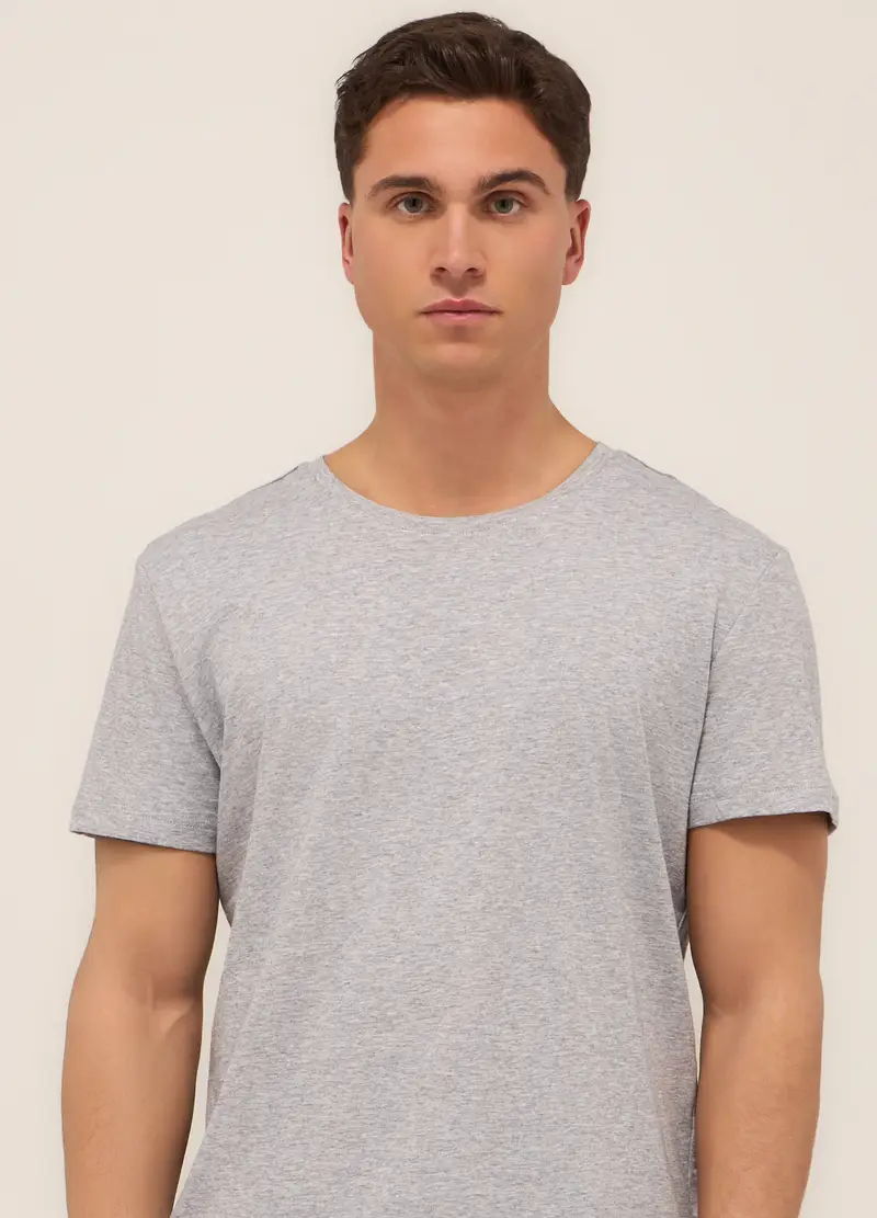 UPIM HB, Pigiama Corto In Puro Cotone Uomo, Blu/Grigio, Taglia: S miniatura 2