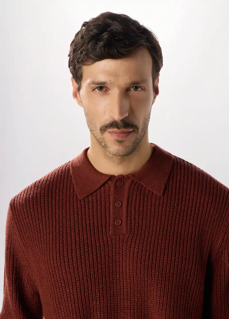 UPIM HB Polo Uomo Marrone 4255044 miniatura 3