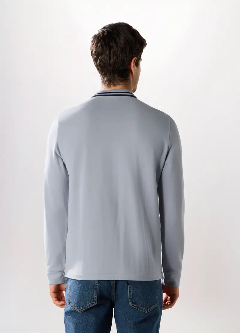 UPIM HB Polo Uomo Azzurro 4254532 miniatura 2