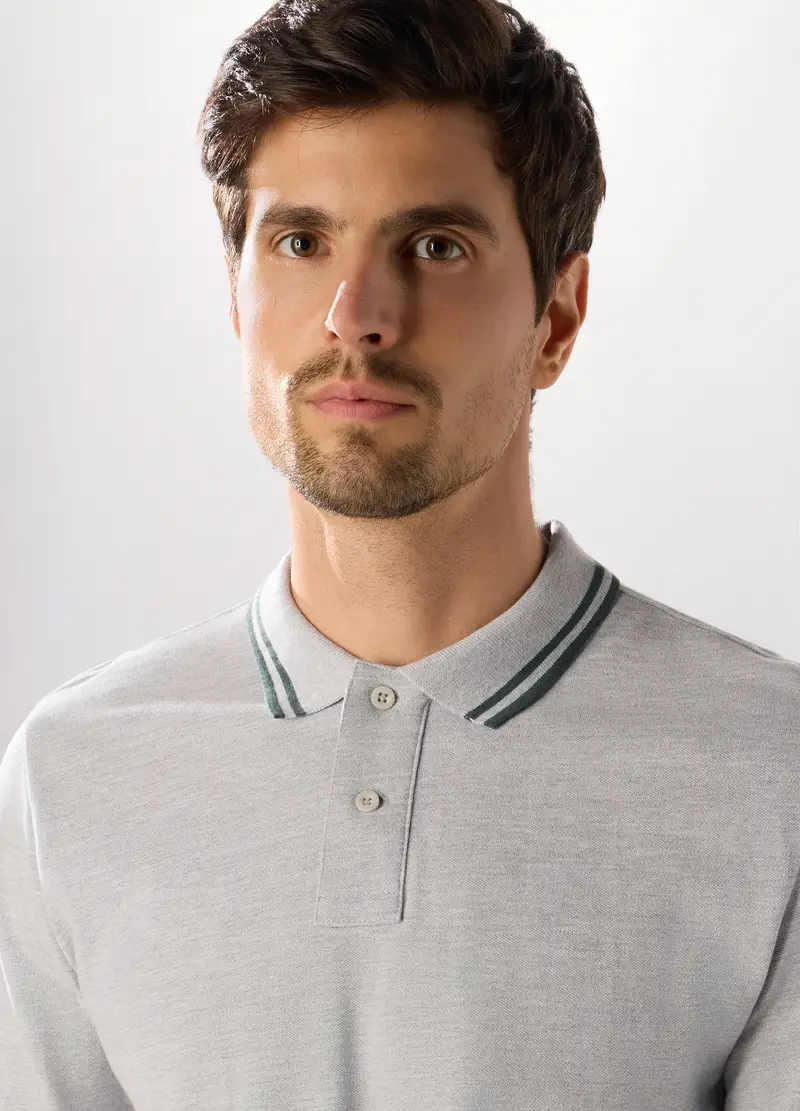 UPIM HB Polo Uomo Grigio 4254541 miniatura 3