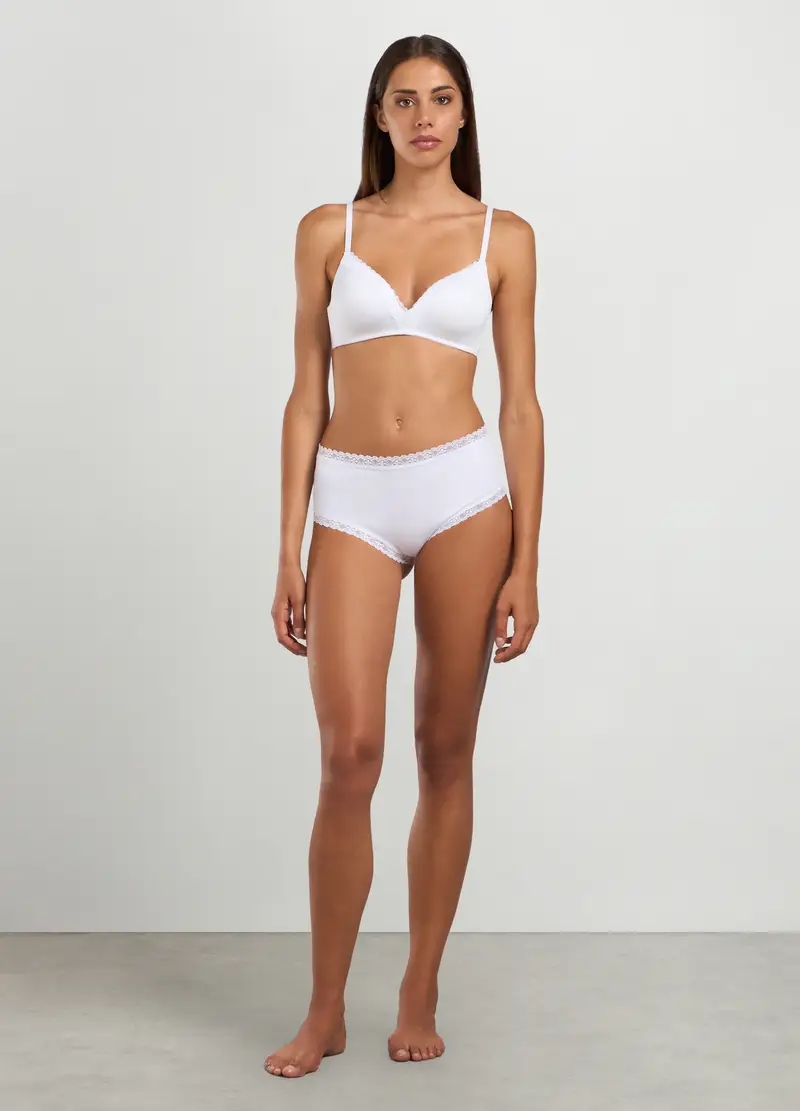 UPIM HB, Reggiseno A Triangolo Con Ferretto, Donna, Bianco, Taglia: 2B