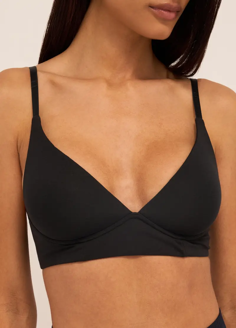 UPIM HB, Reggiseno A Triangolo Con Ferretto, Donna, Nero, Taglia: 2B miniatura 2