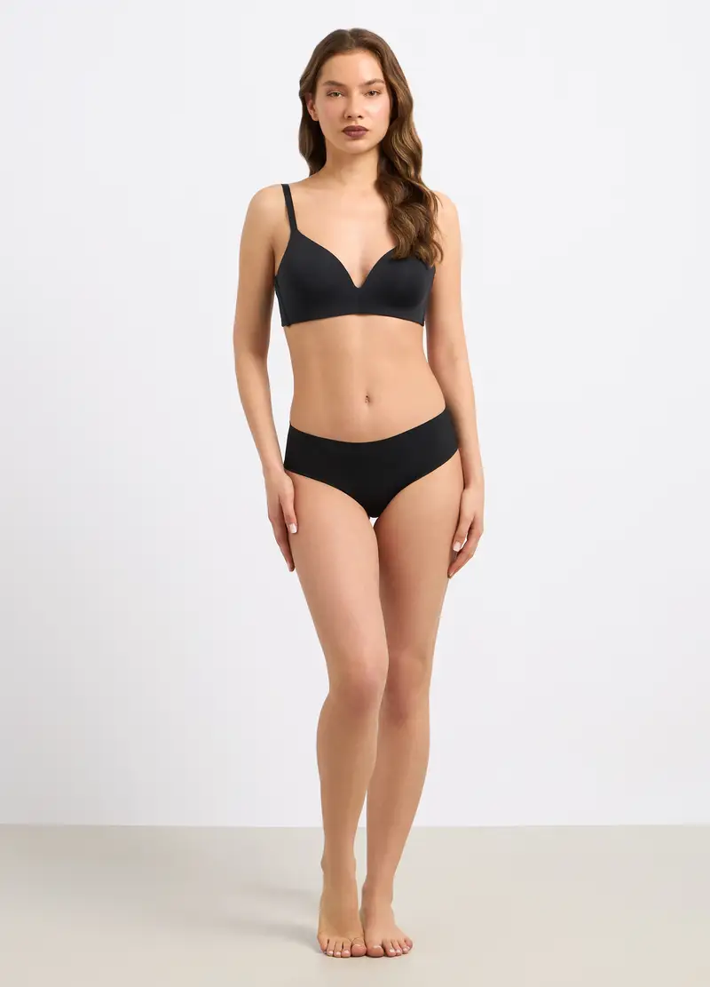 Reggiseno Senza Ferretto Donna, Nero