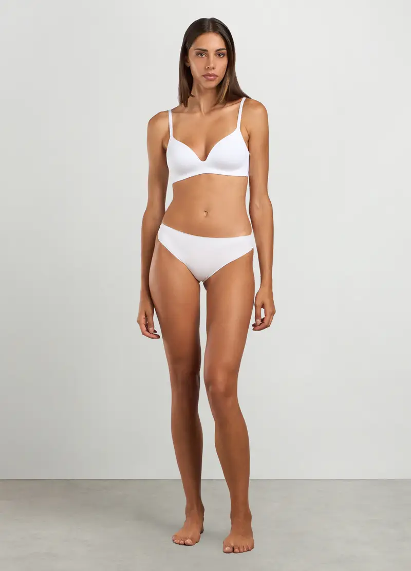 UPIM HB, Reggiseno Tinta Unita Donna, Bianco, Taglia: 2B