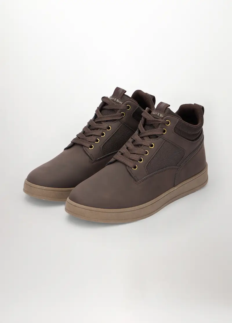 Scarponcino Mid-cut Uomo, Marrone miniatura 2