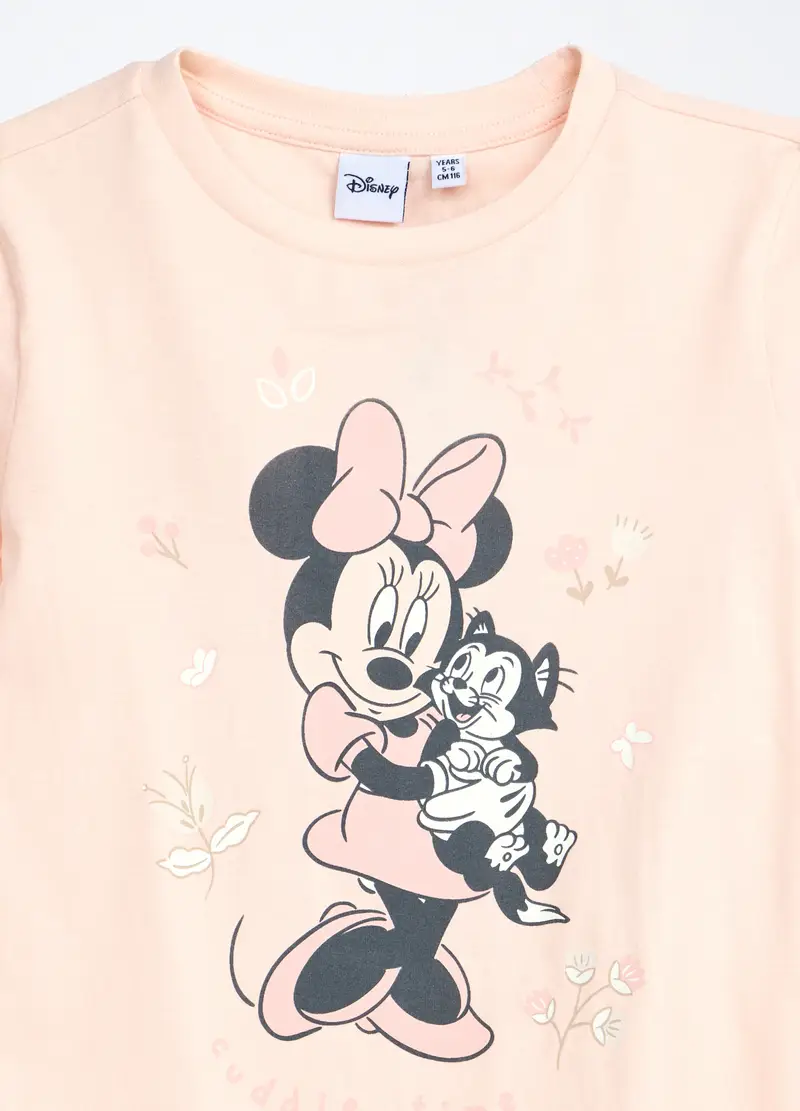 , Set Pigiama Lungo In Jersey Di Puro Cotone Bambina, Rosa polveroso miniatura 3