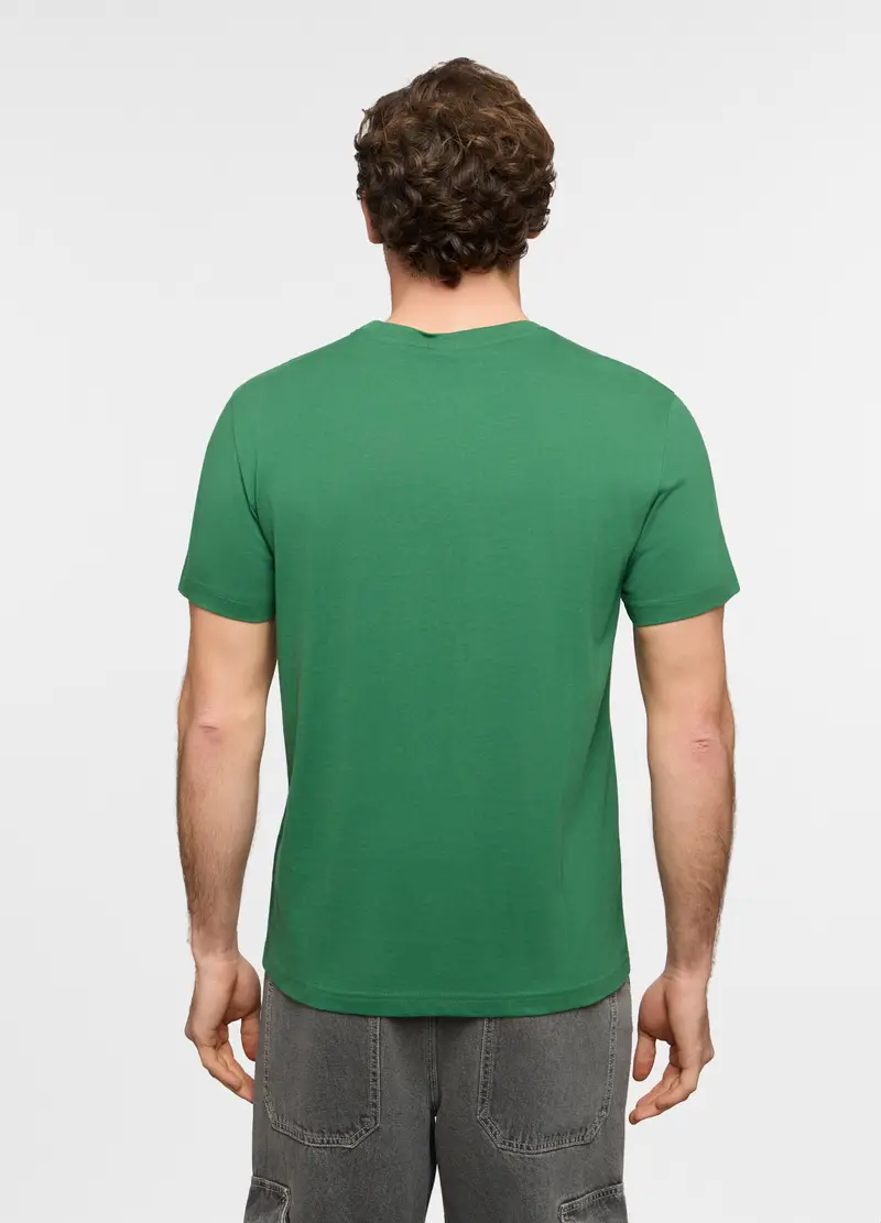 T-shirt Girocollo Con Stampa Sakamoto Days Uomo, Verde foglia miniatura 2