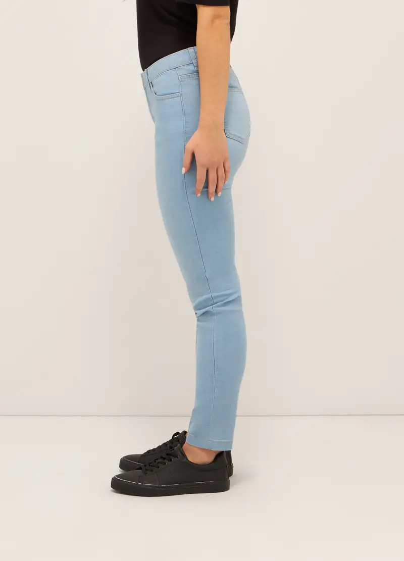 UPIM HB, Treggings Stretch Denim Donna, Azzurro chiaro, Taglia: 40 miniatura 2