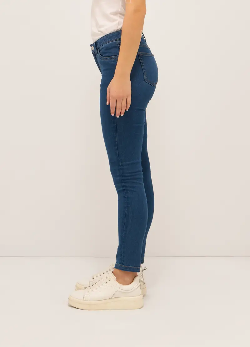 UPIM HB, Treggings Stretch Denim Donna, Blu denim, Taglia: 38 miniatura 2