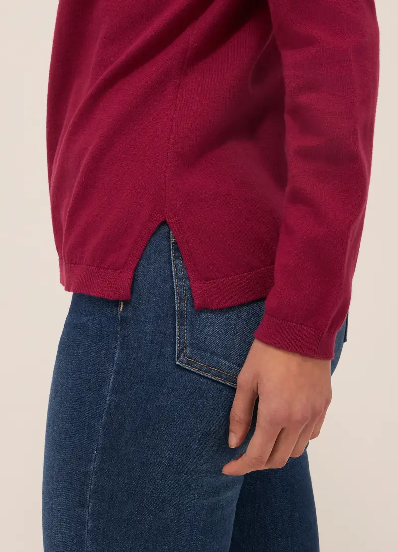 UPIM HB, Tricot In Puro Cotone Donna, Rosso scuro, Taglia: S miniatura 2