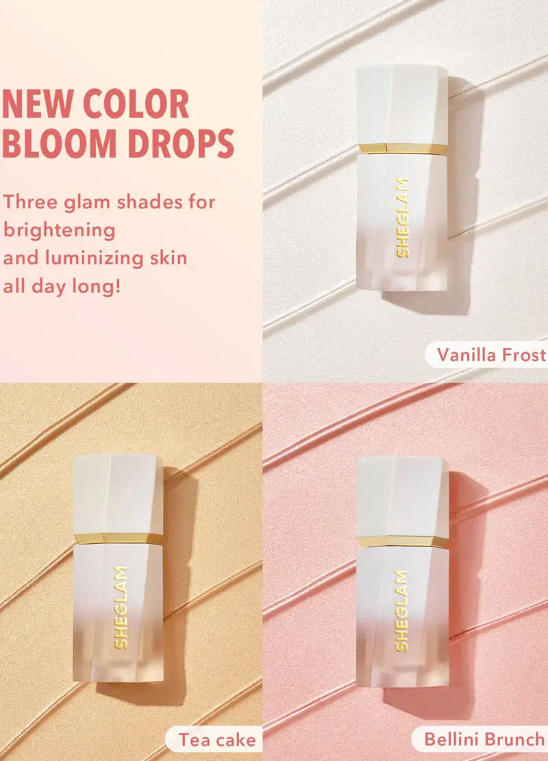 Illuminante Liquido Glow Bloom - Vanilla Frost, Unisex, Bianco panna miniatura 3