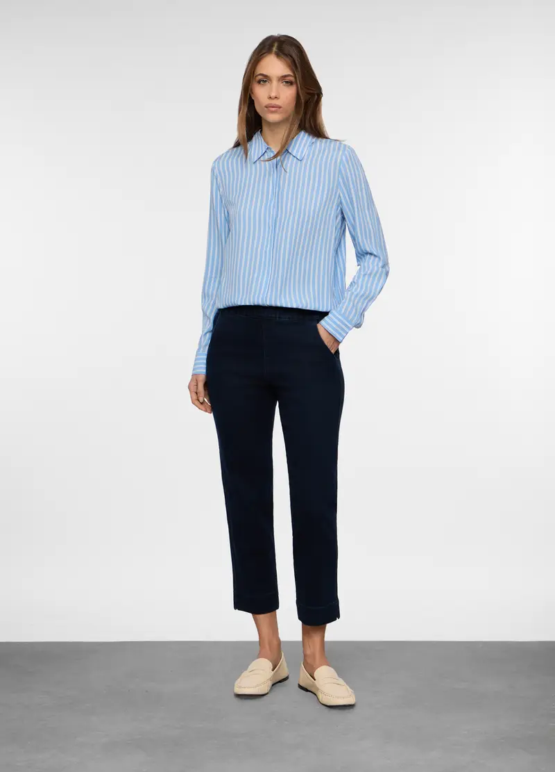 Jegging Fit Slim In Denim Stretch Donna, Blu scuro