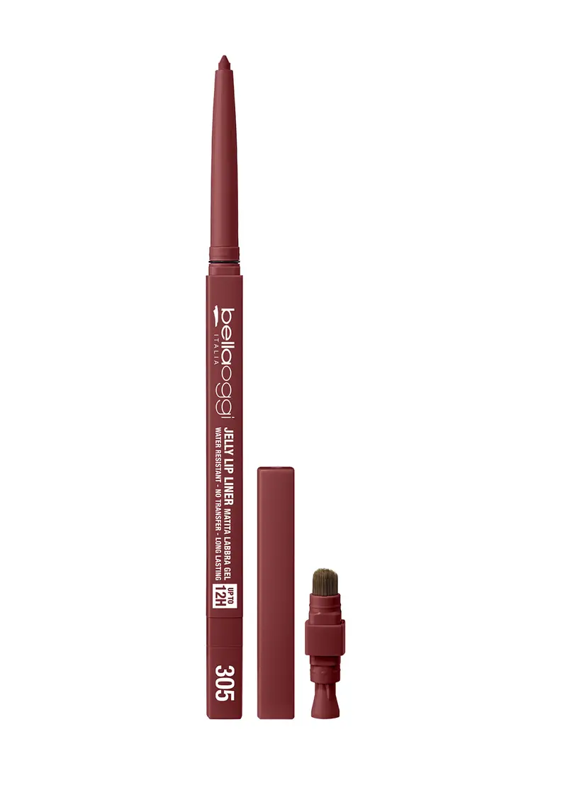 Jelly Lip Liner - Matita Labbra 12h Water Resistant, Unisex, Viola